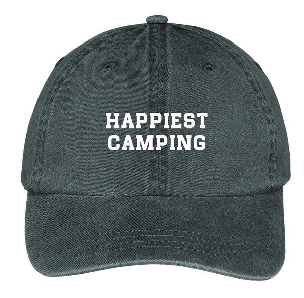 Happiest Camping Hat - Snapback Cap For Unisex - Cotton Cap Online  